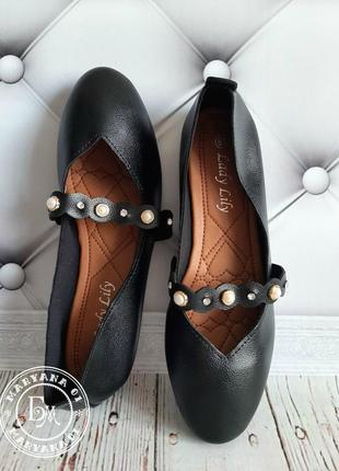 Ошатні балетки / чорні мокасини6 фото