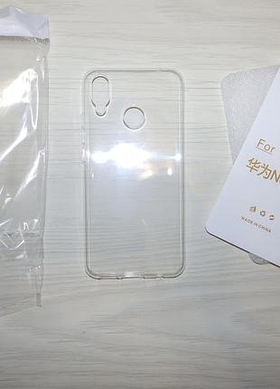 Прозорий силіконовий чохол на huawei nova 3i