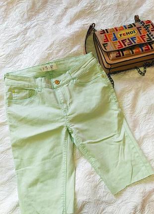 Мятные шорты mango