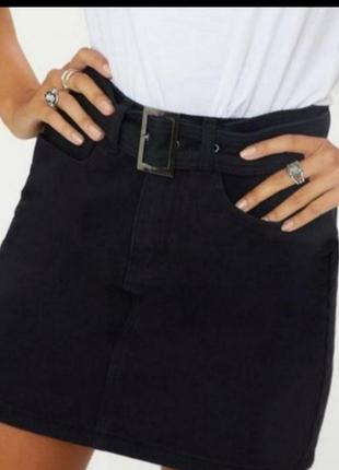 Стильная джинсовая юбка