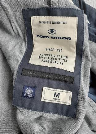 Тренч плащ since 1962 натуральный коттон denim двубортный утеплен винтаж оригинал9 фото