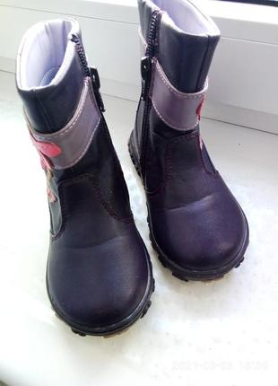 Демісезонні чобітки joe fresh, розмір 22-23, устілка 14 см1 фото