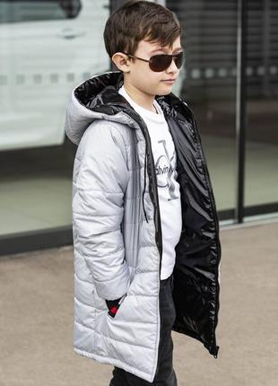 Двухсторонняя куртка на мальчика2 фото
