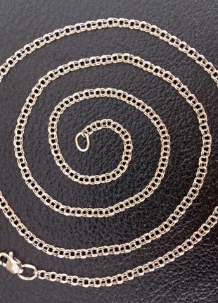 Золотий ланцюжок плетіння бісмарк