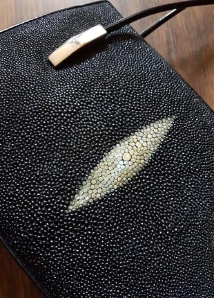 Сумка зі шкіри ската