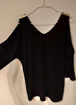 Черная блуза американсого бренда inc international concepts2 фото
