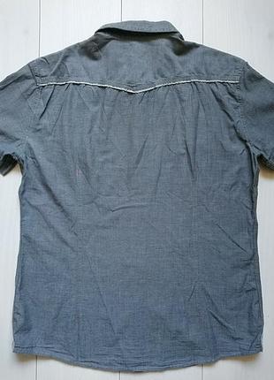 Сорочка рубашка на короткий рукав edc brand3 фото