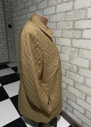 Легкая женская стёганная куртка/ветровка kombi mode  цвет капучино,кэмэл.мокко4 фото