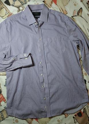 Хлопковая мужская рубашка 42р