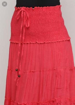 Длинная юбка - сарафан в пол3 фото