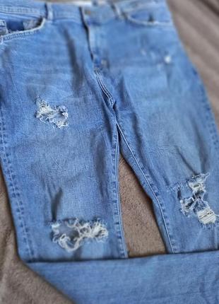 Классные джинсы bershka skinny р.442 фото