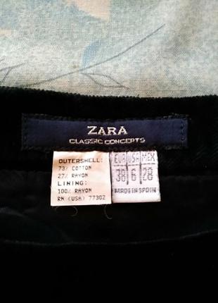 Юбочка велюровая, zara,34размер в идеальном состоянии испания.5 фото