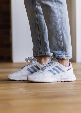 Чоловічі кросівки adidas zx 500 rm white / smb