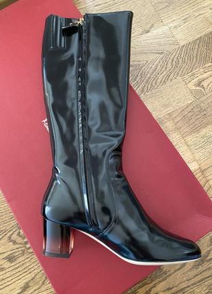 Чоботи чорні оригінал salvatore ferragamo