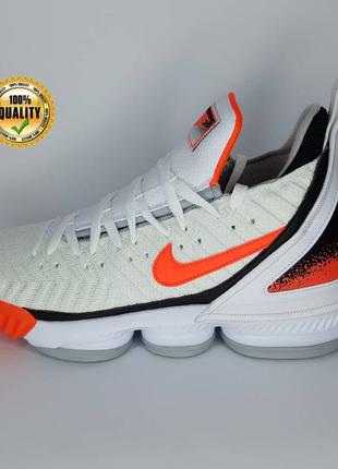 Кроссовки basketball shoe lebron 16 hot lava white (ci1521100)