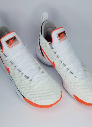 Кроссовки basketball shoe lebron 16 hot lava white (ci1521100)3 фото