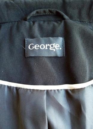 Плащ двубортный, от george, р. 20/4xl4 фото