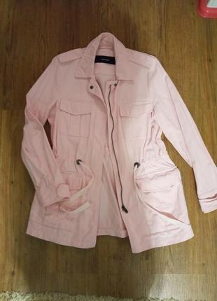 Женский пиджак светло розовый2 фото