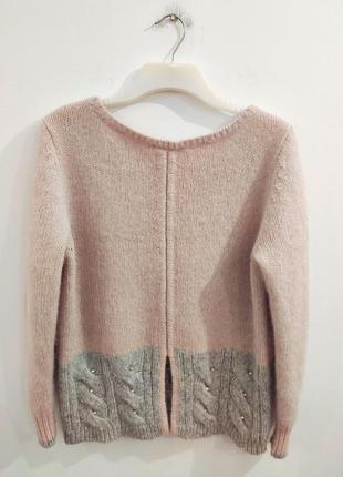 Шерстяной свитер в пастельных тонах5 фото