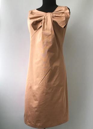 Красивое платье-карандаш нюдового цвета бренда notte max&co италия6 фото