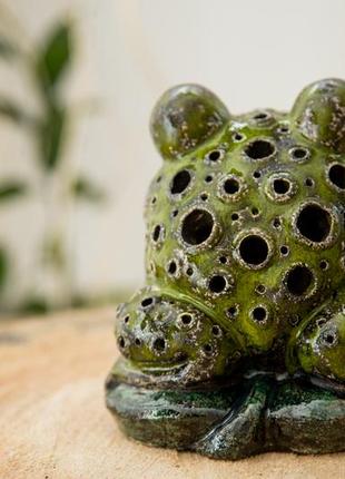 Керамический светильник жаба2 фото