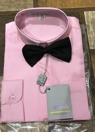 Классическая рубашка с бабочкой