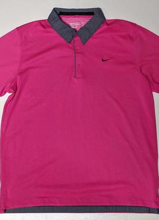 Nike golf спортивное поло розовое
