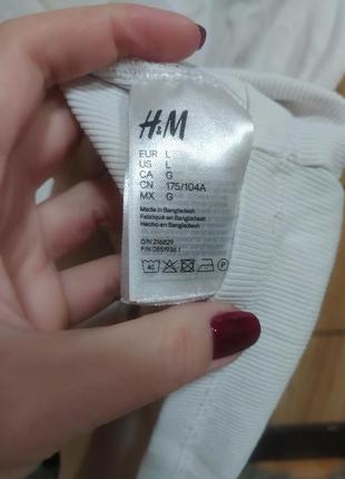 Футболка в рубчики вагітних від h&m,p. l5 фото