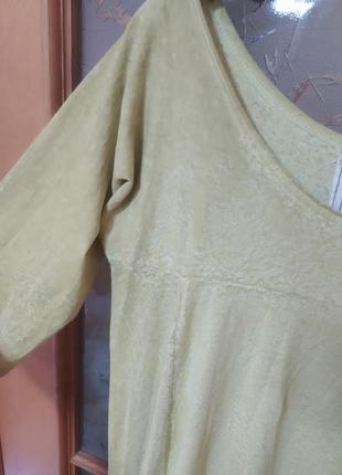 Отличное мягкое трикотажное платье свободного кроя, можно беременным, италия6 фото