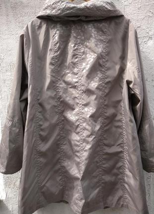Шикарный плащ, тренч, пальто демисезонный от paola большой размер4 фото