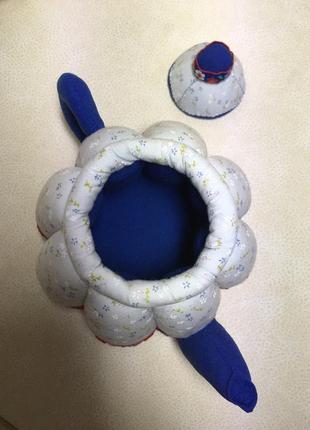 Шкатулка чайник подарок к 8 марта цветочный принт до 8 березня hand made