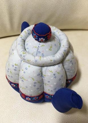 Шкатулка чайник подарок к 8 марта цветочный принт до 8 березня hand made