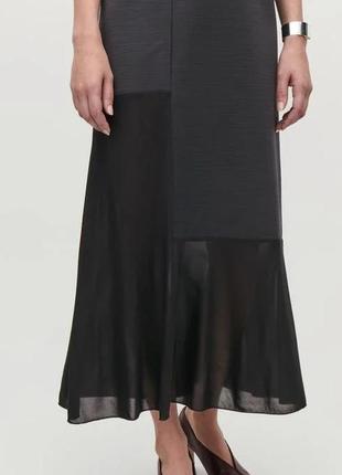Cos черное длинное платье2 фото