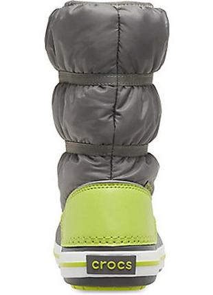 Детские сапоги crocs crocband winter boot, 100% оригинал6 фото