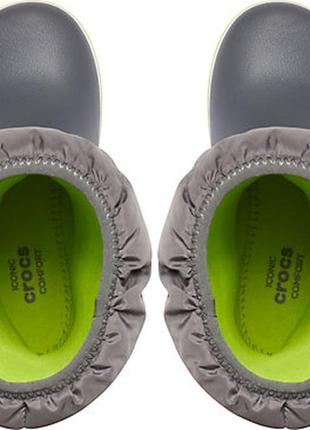 Детские сапоги crocs crocband winter boot, 100% оригинал7 фото