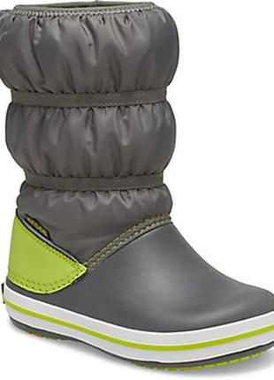 Детские сапоги crocs crocband winter boot, 100% оригинал