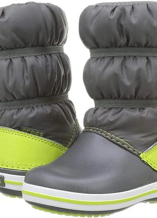 Детские сапоги crocs crocband winter boot, 100% оригинал5 фото