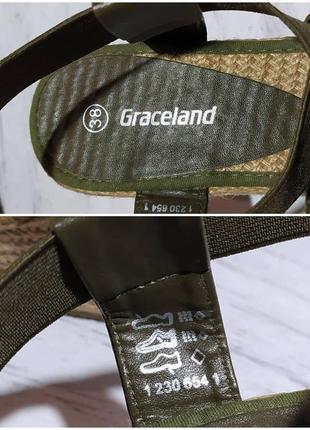 Graceland original босоножки на танкетке платформе2 фото