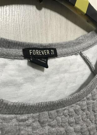 Свитшот-укороченный "forever 21"2 фото