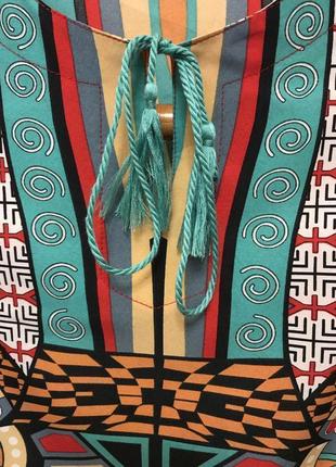 Нереально красивое и стильное брендовое платье в абстракциях...вискоза.