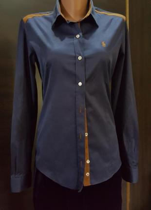Бредовая шикарная рубашка " polo ralph lauren" коттон 36-38