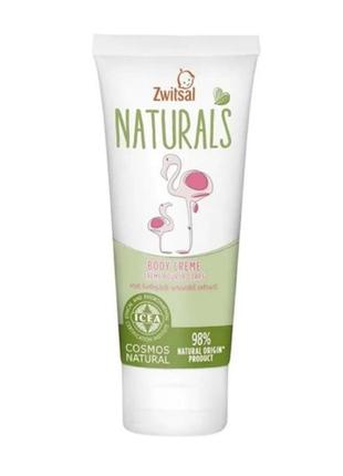 Zwitsal naturals натуральный крем для тела и рук детский для новорожденных увлажняющий