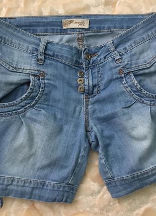 Джинсові шорти , шорті італія джинс1 фото