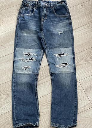 Джинсы zara на рост 140