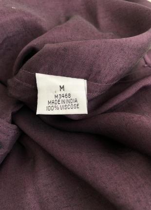 Kfmc сорочка 48 бордо фіолетова віскоза6 фото