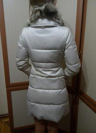 Зимове пальто хутром2 фото