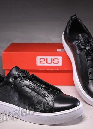 Шкіряні чоловічі кеди кросівки philipp plein modern