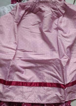 Костюм в баварском стиле lupilu 98 см розовый5 фото