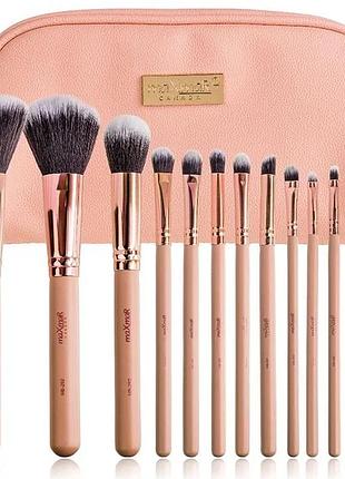 Набір пензликів для макіяжу (14 інструментів) maxmar mb-292