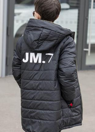 Стильная двухсторонняя демисезонная куртка 140-170 см5 фото